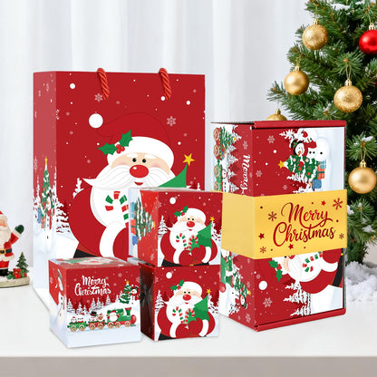 Sereliy Christmas Exploding Money Gift Boxes for Cash, 12 Pack Pop Up Surprise Money Box with Confetti, Merry Christmas Explosion Gift Box for Cash Giving, Fun Holiday Gifts Ideas for Kids Adults