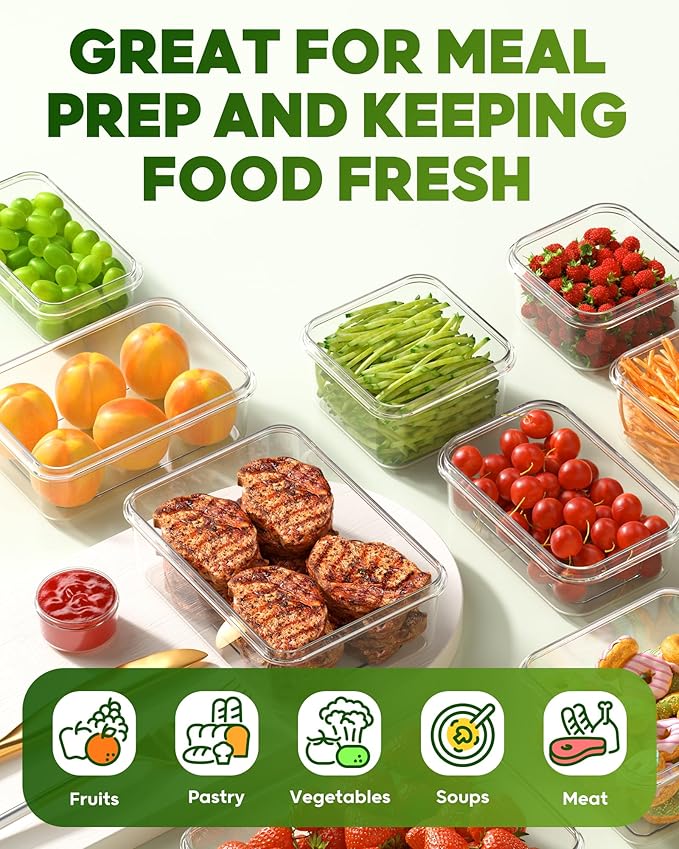 60 PCS Food Storage Containers
