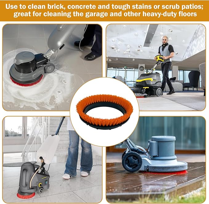 237047 Scrub Orbiter Brush for ORB550MC Orbiter Floor Machine, Heavy-Duty Brush