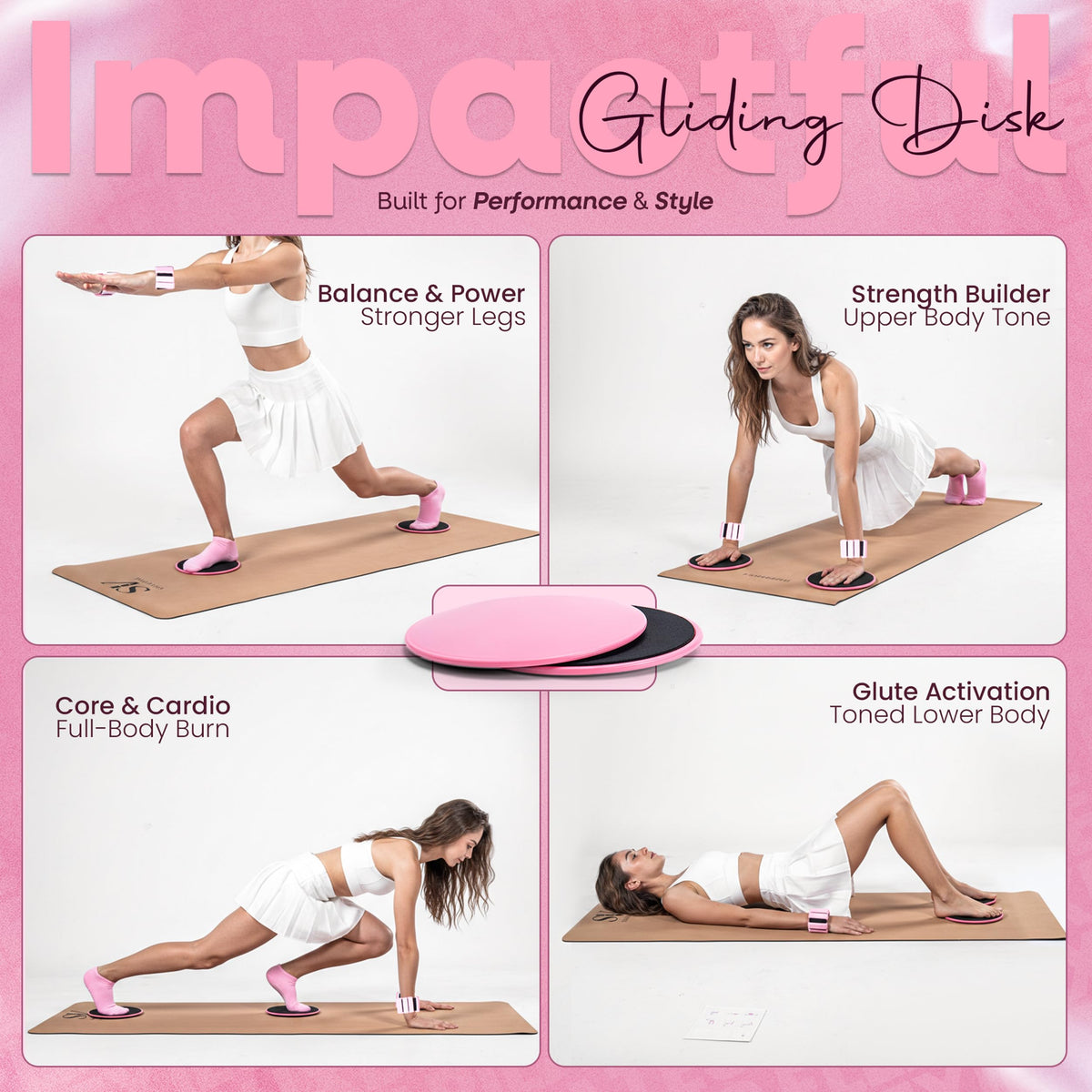FlexiLuxe 14-Piece Pilates Kit for Home Workouts | Pilates Equipment Workout Set | Resistance Bands | Pilates Ring | Pilates Ball | Yoga Blocks | Home Pilates Kit | Pilates Workout Set | Home Pilates
