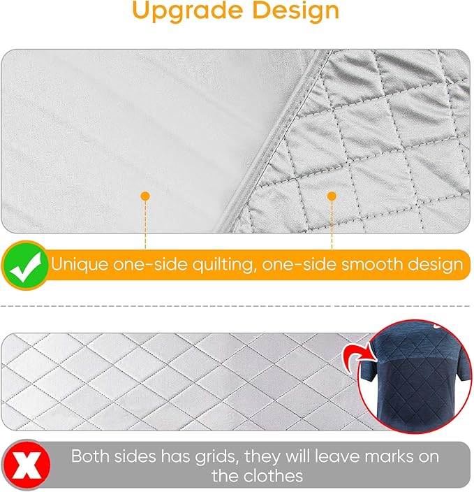 Upgraded Thick Ironing Blanket, Travel Ironing Mat Ironing Pad, Portable