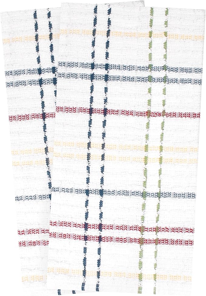 Ritz Royale Collection 100% Combed Terry Cotton, Highly Absorbent, Checked