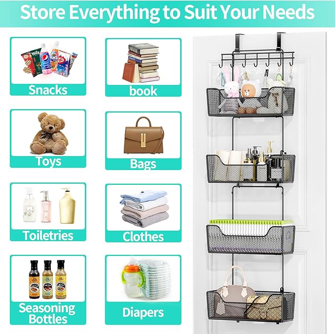 HapiRm Over The Door Organizer
