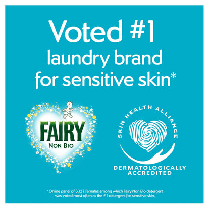 Fairy Non Bio Pods Washing Liquid Laundry Capsules, Fairy Pods, 120 Washes, Platinum With Extra Stain Removal For Sensitive Skin