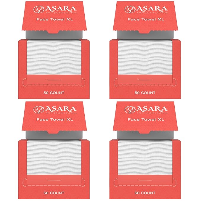 Clean Face Towels Disposable XL Facial Wipes | Add Water As a Makeup Remover |