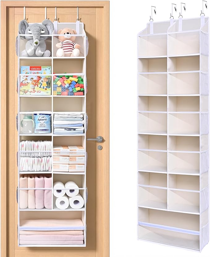 ULG Over the Door Organizer, 6-Tier Hanging Storage
