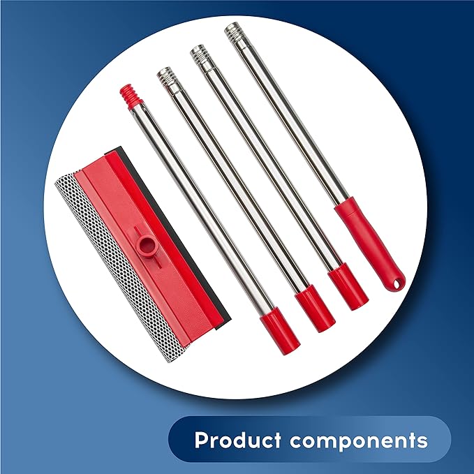 DSV Standard Window Squeegee, 2-in-1 Window Cleaner