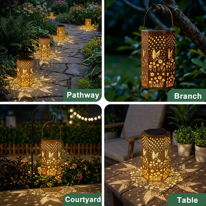 Mothers Day Gifts for Mom Grandma - Birthday Gifts for Women, Hummingbird Solar Lanterns Outdoor Waterproof, Garden Decor for Outside