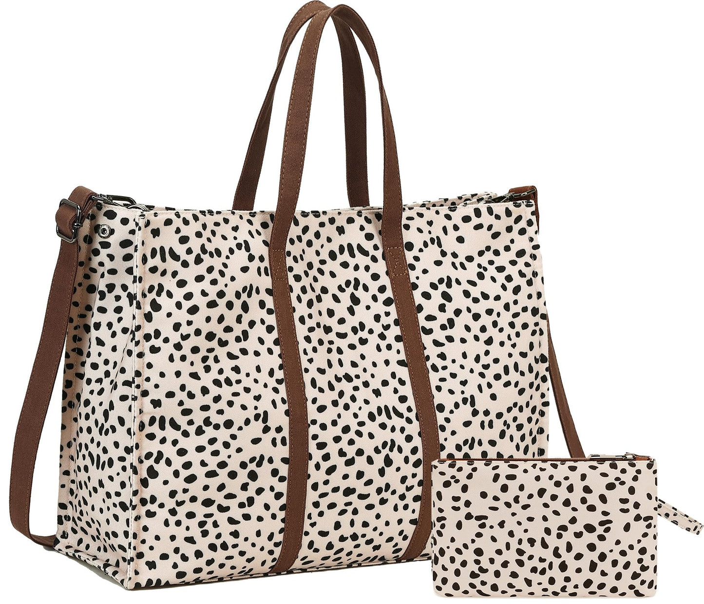 BTOOP Tote Bag Christmas Gifts for Women Work Teacher Tote Bag 15.6 inch Laptop Shoulder Bags Handbag Office Briefcase with Clutch Purse