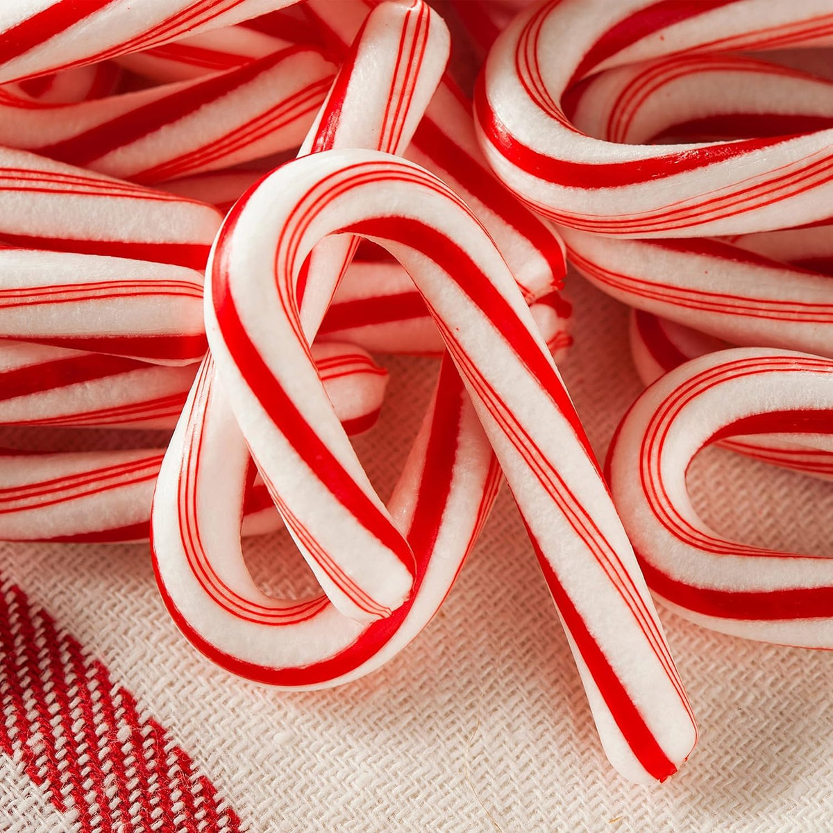 Brachs Mini Peppermint Candy Canes - Mini Candy Canes Individually Wrapped - Bulk Christmas Candy Canes - Bulk Candy Box (Pack of 35)