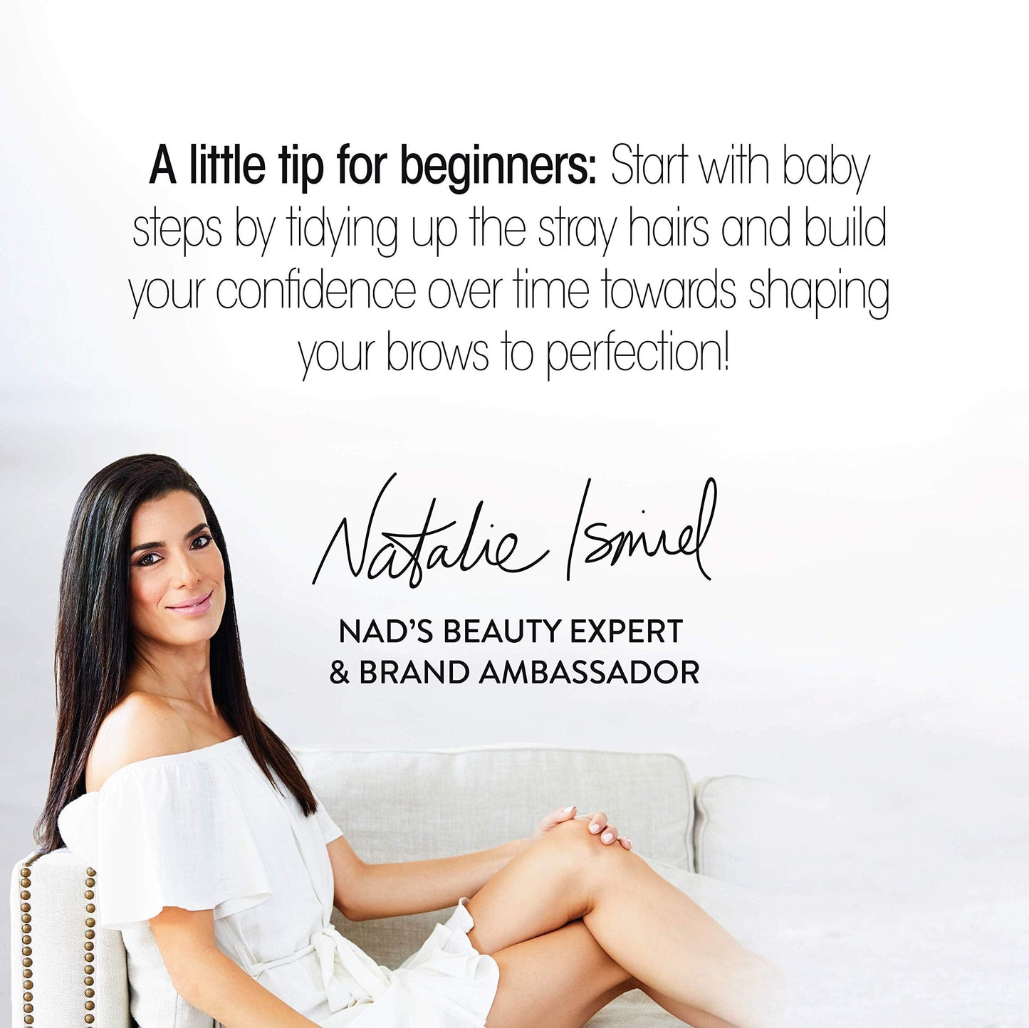 Nad's Natural Precision Eyebrow Wax Wand, Eyebrow Wax Kit, Sugar Wax, Hypoallergenic, Vegan No-heat Formula, Includes Wax Pen 6g, 10 Reusable Cotton Strips, 4 Pre-wax Soap