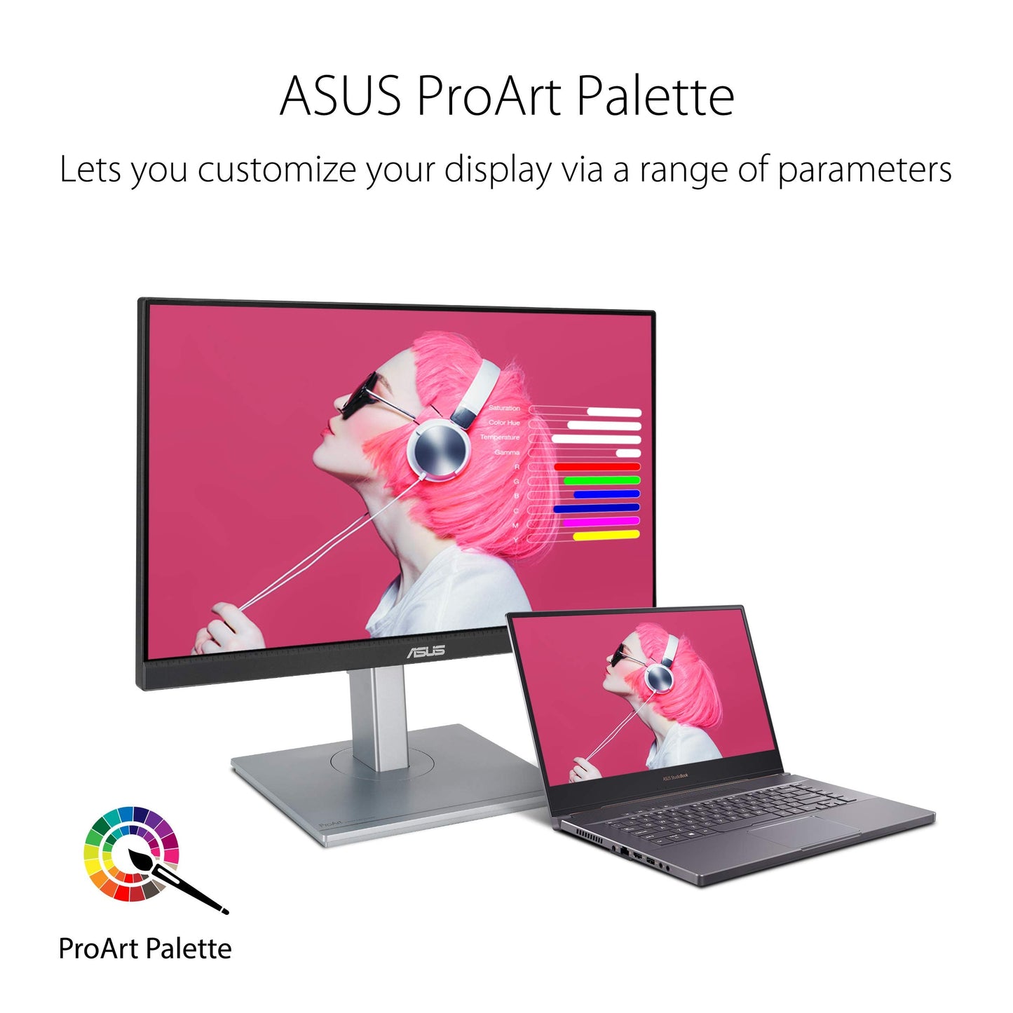 ASUS ProArt Display PA247CV 24-inch Monitor – IPS, Full HD (1920 x 1080), 100% sRGB, 100% Rec. 709, Color Accuracy ΔE < 2, Calman Verified, USB-C, Compatible with Laptop & Mac Monitor