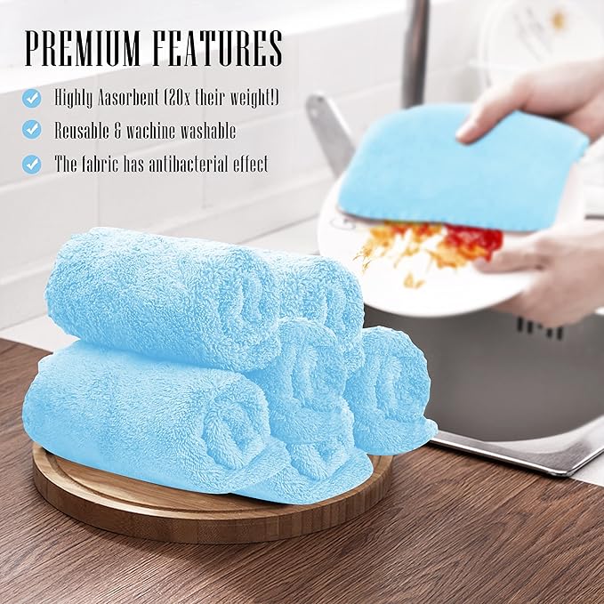 Sunny zzzZZ 24 Pack Kitchen Dishcloths