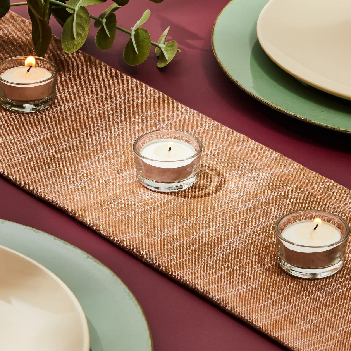 Juvale Glass Votive Candle Holders - Fits Standard Tealight Candles - Short Tealight Holders - Pack of 24, 1.9 in Dia x 1.0 in H