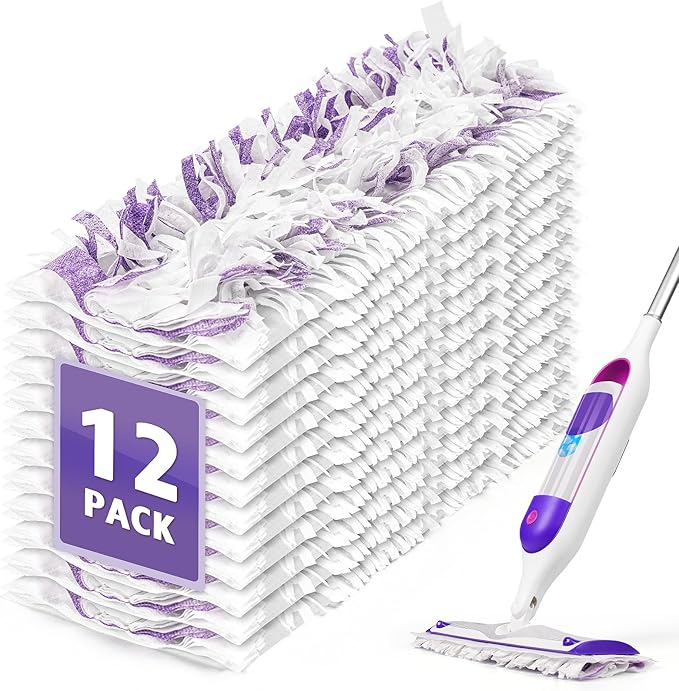 AIR U+ 12 Pack Disposable Power Mop Pads Refills