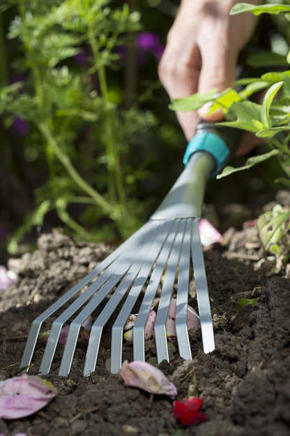 Gardena Comfort Small Tool Set - Ideal Set for Garden Keeping with flower rake, hand rake and hand trowel (8964-60)