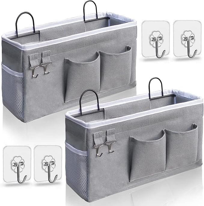2pcs Hanging Baskets for Organizing, Fabric Wall storage Basket, Wall Organizer