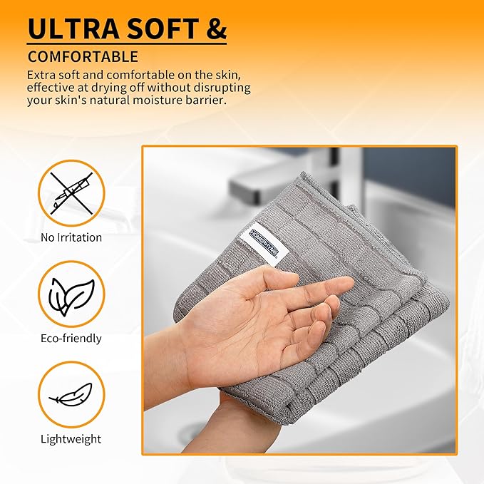 HOMERHYME Hand Towels, 12 Pack 25''*15'' Gym Towels