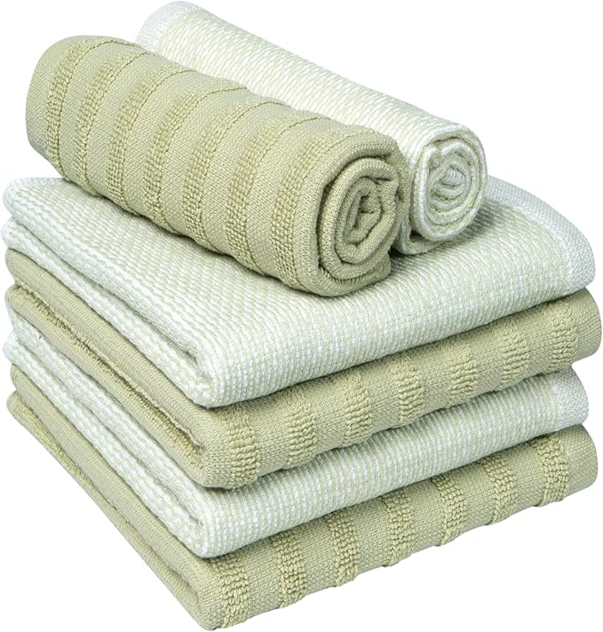 Bumble Premium Dish Cloths 13"x13" | 100% Natural Ring Spun Cotton | 400 GSM |