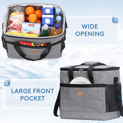 Lifewit Insulated Bag 30L Lunch Bag for Men Women Children Lunch Bag Cooler Protection