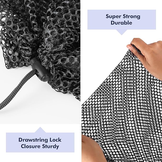 3Pcs Mesh Laundry Bags Washing Machine Mesh Wash Bags Jumbo