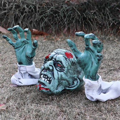 LZGSHF Realistic Zombie Garden Stakes Halloween Decorations Outdoor Yard Stakes Outside House Lawn Patio Party Graveyard Scenes Halloween Decor