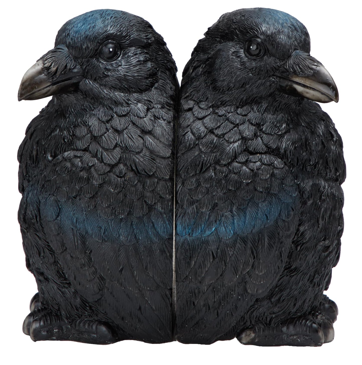 Streamline Imagined Raven Bookends Decor for Home