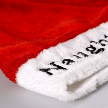 Windy City Novelties Christmas Santa Claus Plush Hat (2, Naughty & Nice, one size fits most)