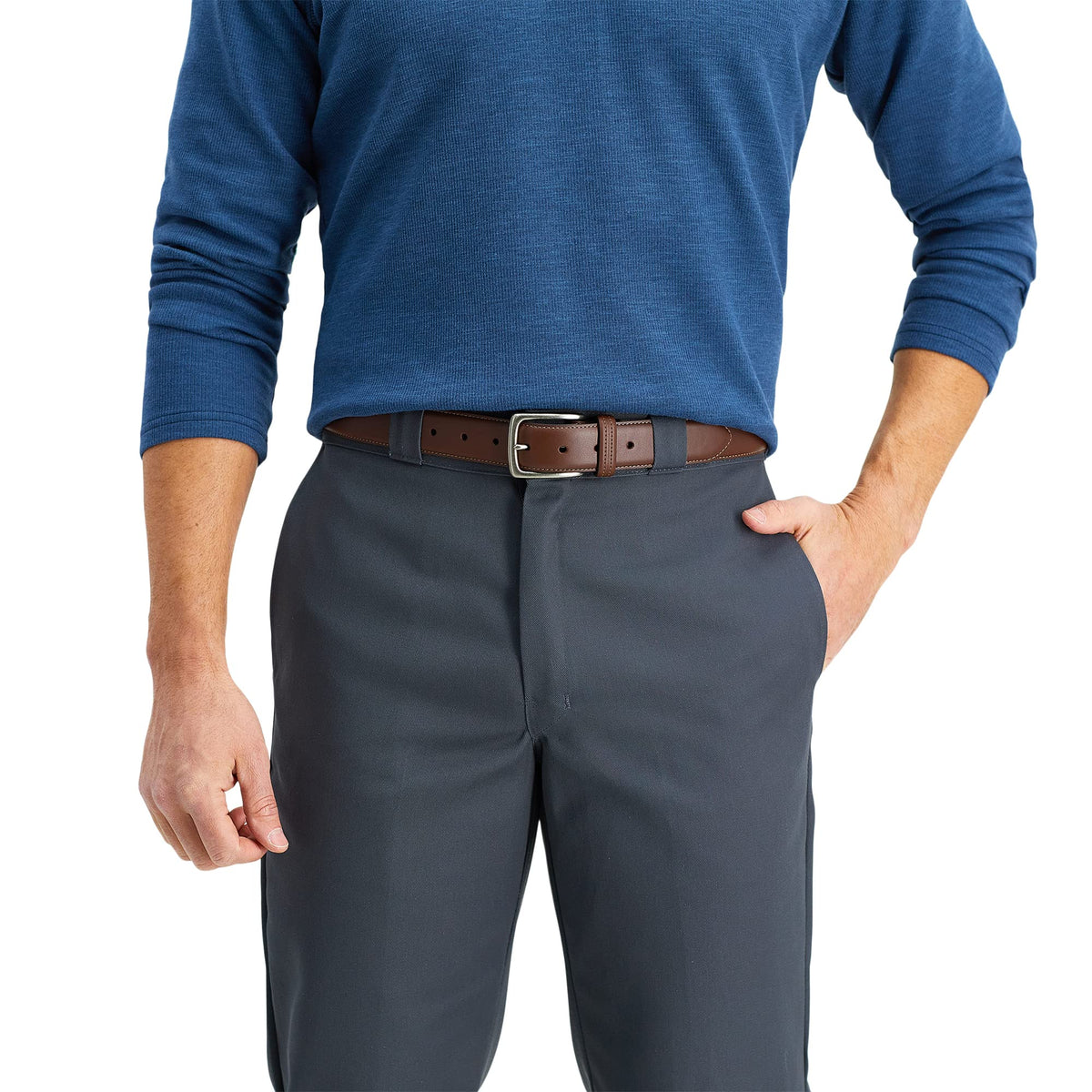 Columbia Men's Trinity Logo Belt-Casual Dress with Single Prong Buckle for Jeans Khakis