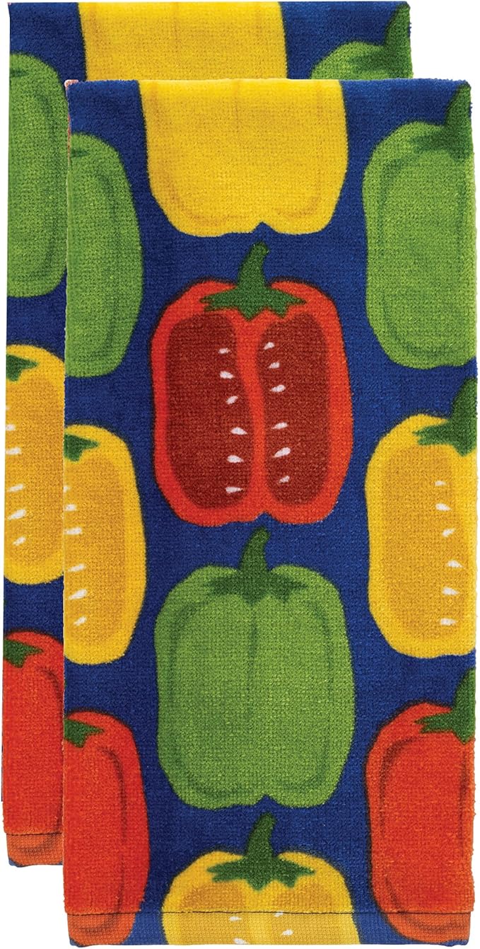 T-Fal Fiber Reactive Print Kitchen Towels: Highly Absorbent, Super Soft