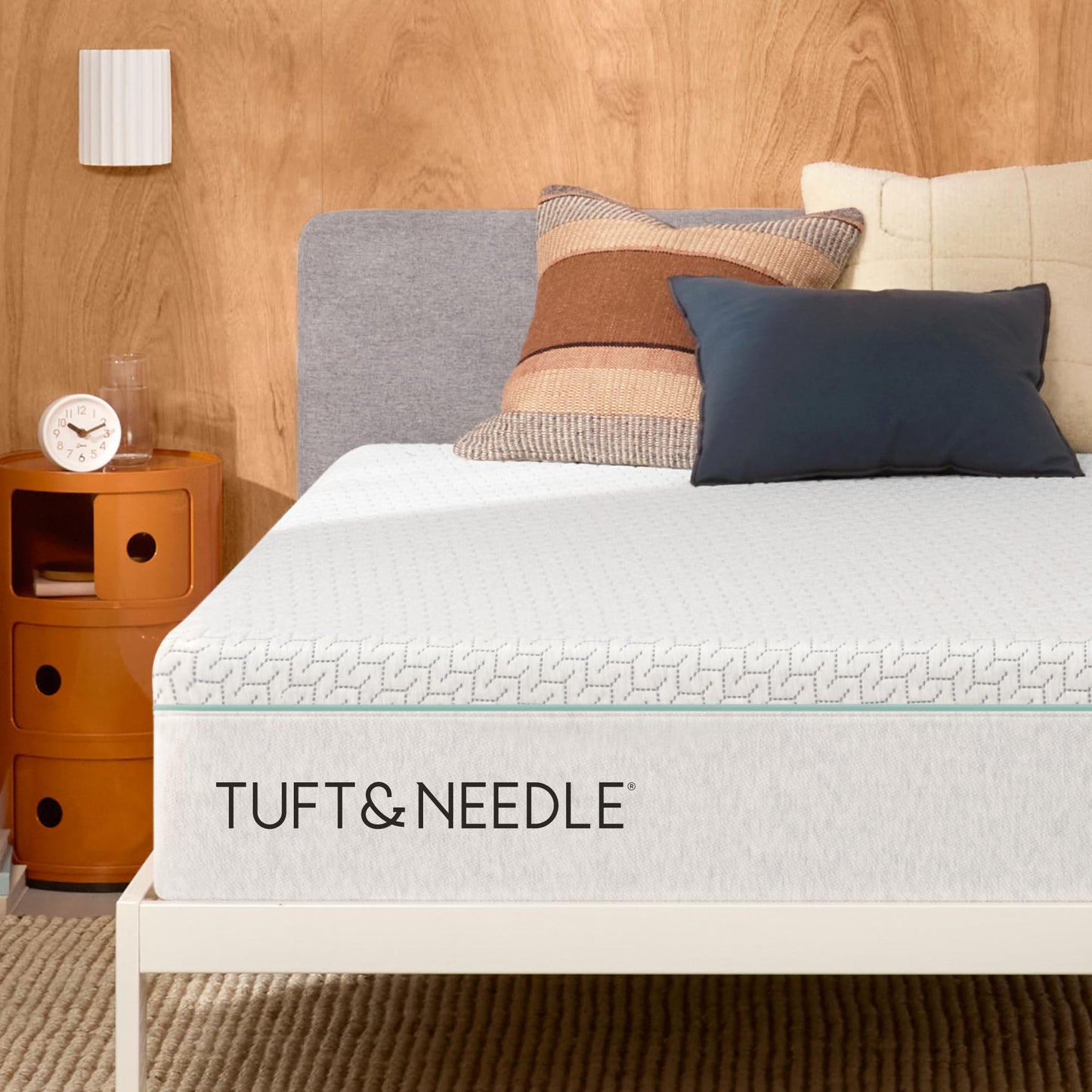 Tuft & Needle Original Hybrid Medium Queen Mattress in A Box, Adaptive Foam, Individually-Wrapped Coils, Cooling Pressure Relief, 100 Night Trial, Fiberglass-Free, CertiPUR-US, 10-Yr Limited Warranty