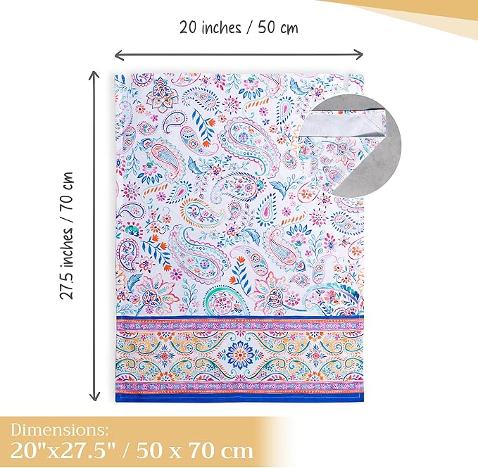 Maison d' Hermine Kitchen Towels Set of 3 100% Cotton 27.50" x 20" Reusable