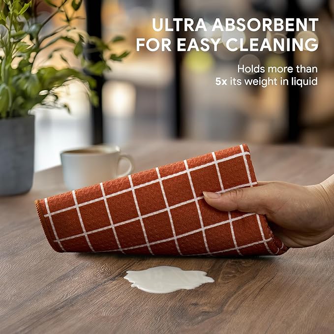 RECYCO Waffle Kitchen Towel Set of 2
