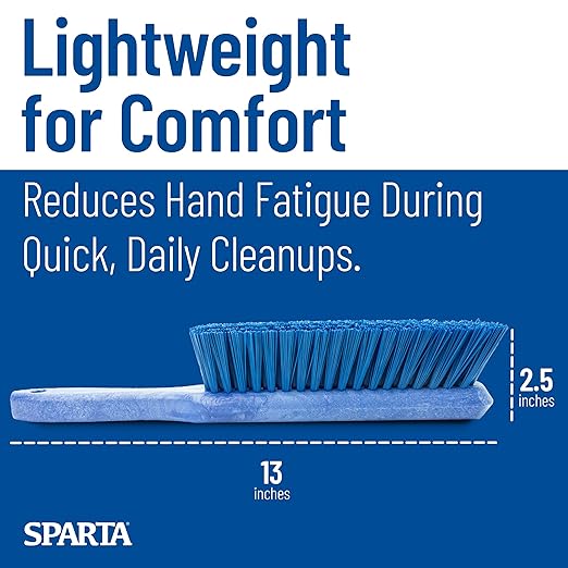 SPARTA Handheld Soft Counter Brush 8 Inch Bristle Span, Countertops, and