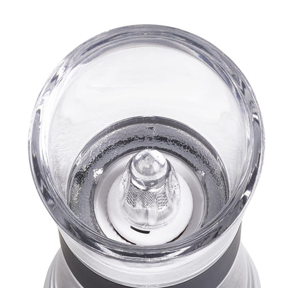 Cole & Mason Flip 180 Chrome Salt and Pepper Mill Set, Adjustable Coarseness, Ceramic Mechanism, Acrylic, 154 mm, Filled Salt and Pepper Grinders