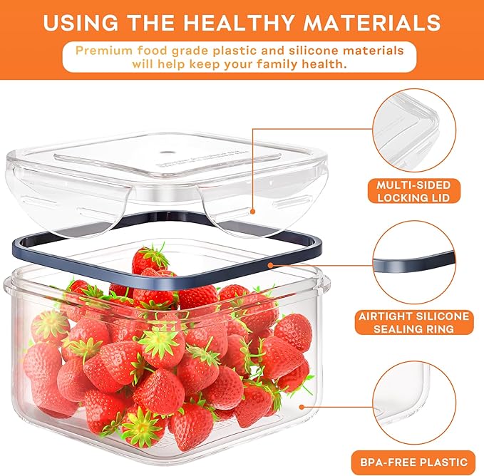 54 PCS Food Storage Containers