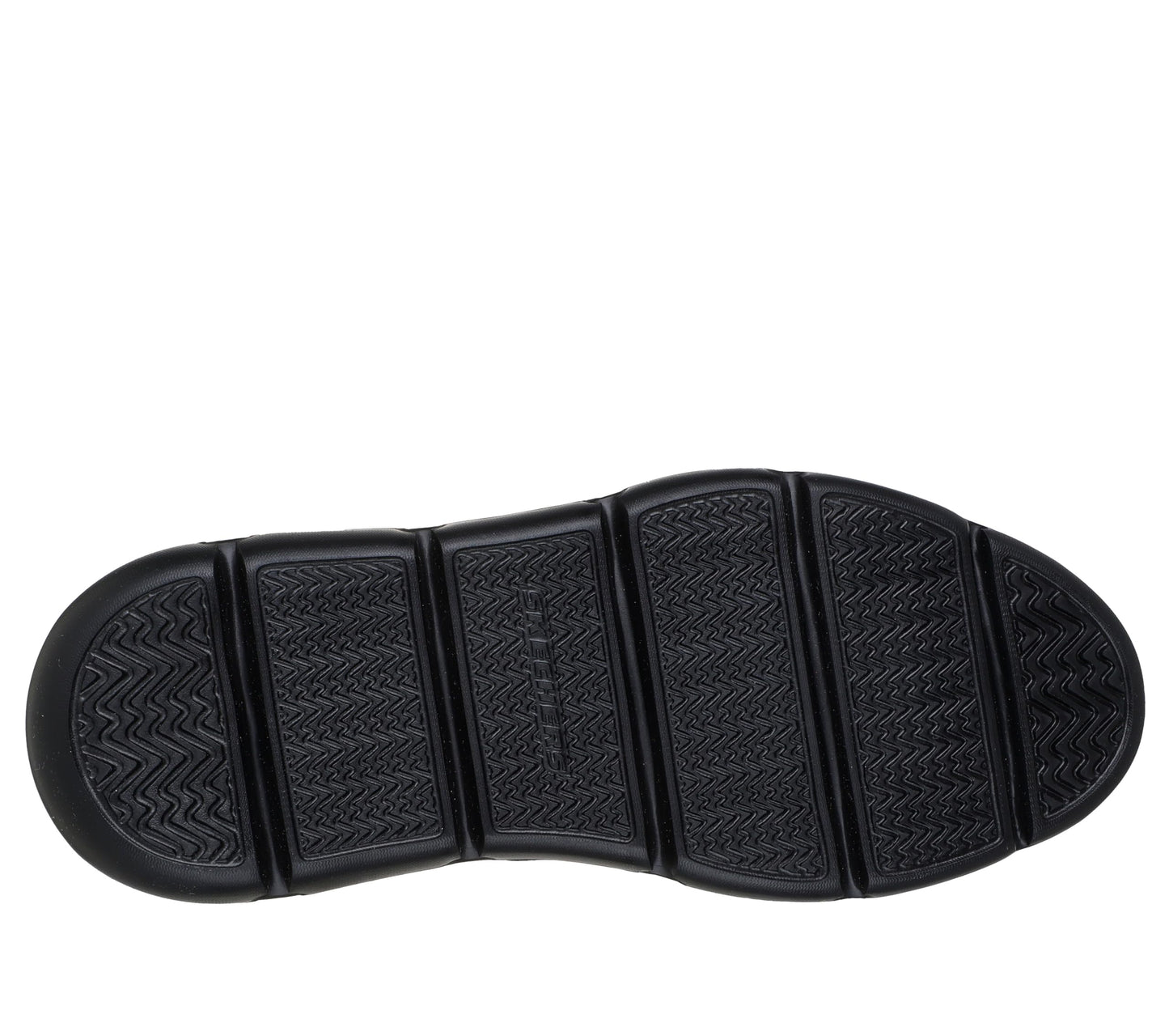 Skechers Men's Garza Gervin Shoes, Black Leather, 9 UK