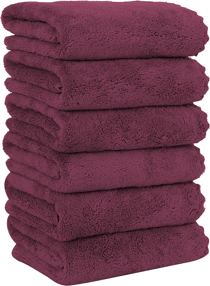 MOONQUEEN 6 Pack Premium Hand Towels