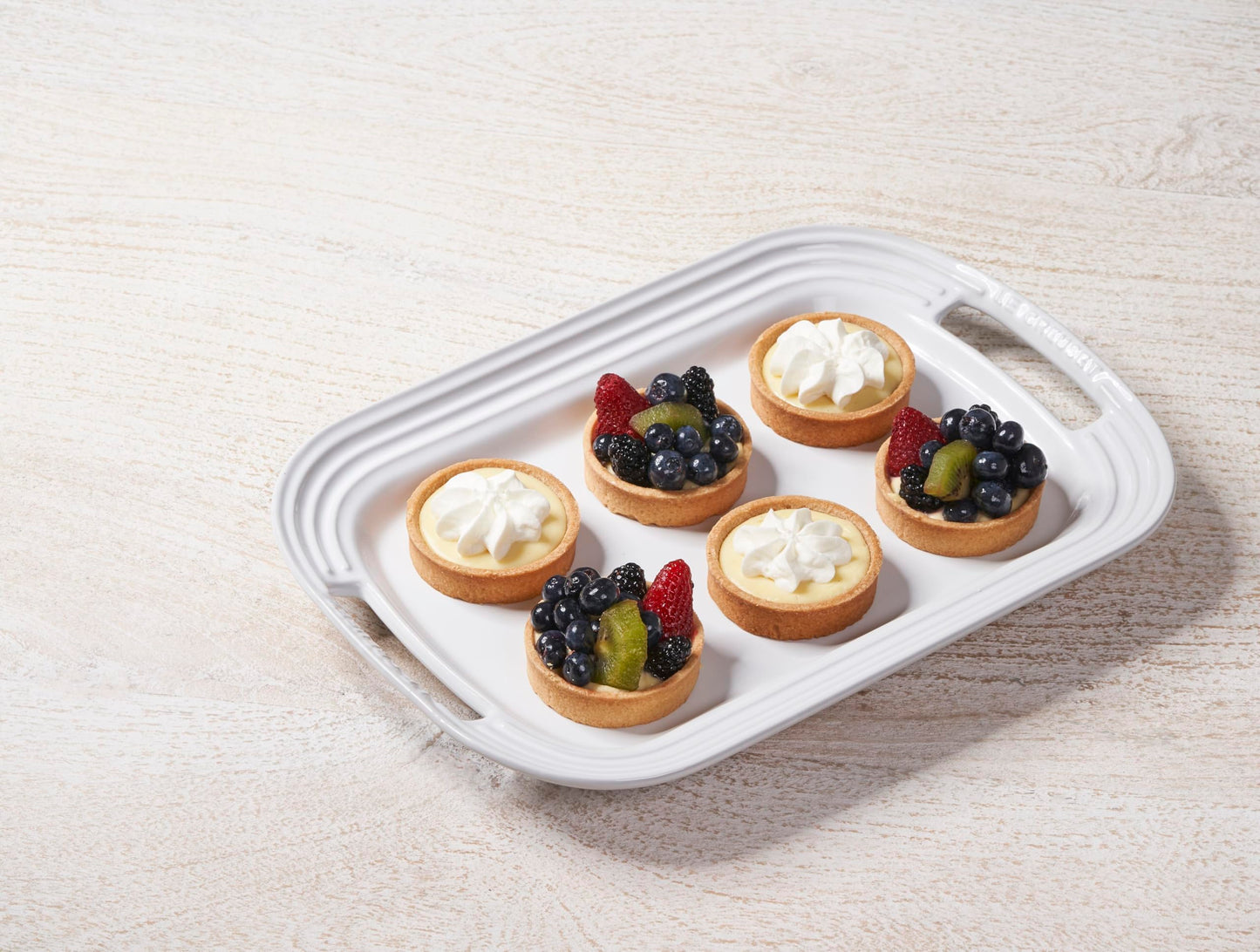 Le Creuset Stoneware Serving Platter, 14 in., Sea Salt