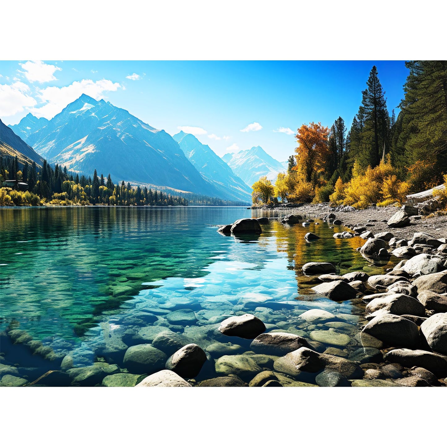 VOLUVOLU 500 Piece Puzzle for Adults, Jigsaw Puzzle,Glacier Park Jigsaw Puzzles 500 Pieces Birthday Party for Family Kids and Adults Funny Puzzle