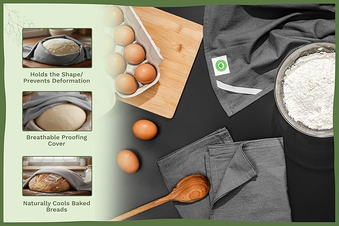 Gray Flour Sack Tea Towels
