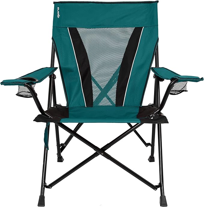 Kijaro XXL Dual Lock Portable Camping Chair - Supports Up to 400lbs - Enjoy The Outdoors in a Versatile Folding Sports & Outdoor Chair