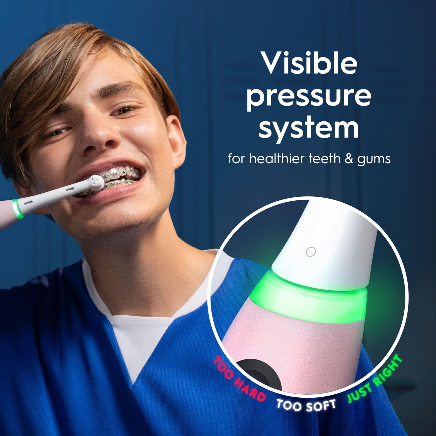 Oral-B iO6 Electric Toothbrushes For Adults, 1 Toothbrush Head & Travel Case, 5 Modes with Ultra-Sensitive, Sensitive Edition, UK 2 Pin Plug, Pink Sand (Packaging may Vary)