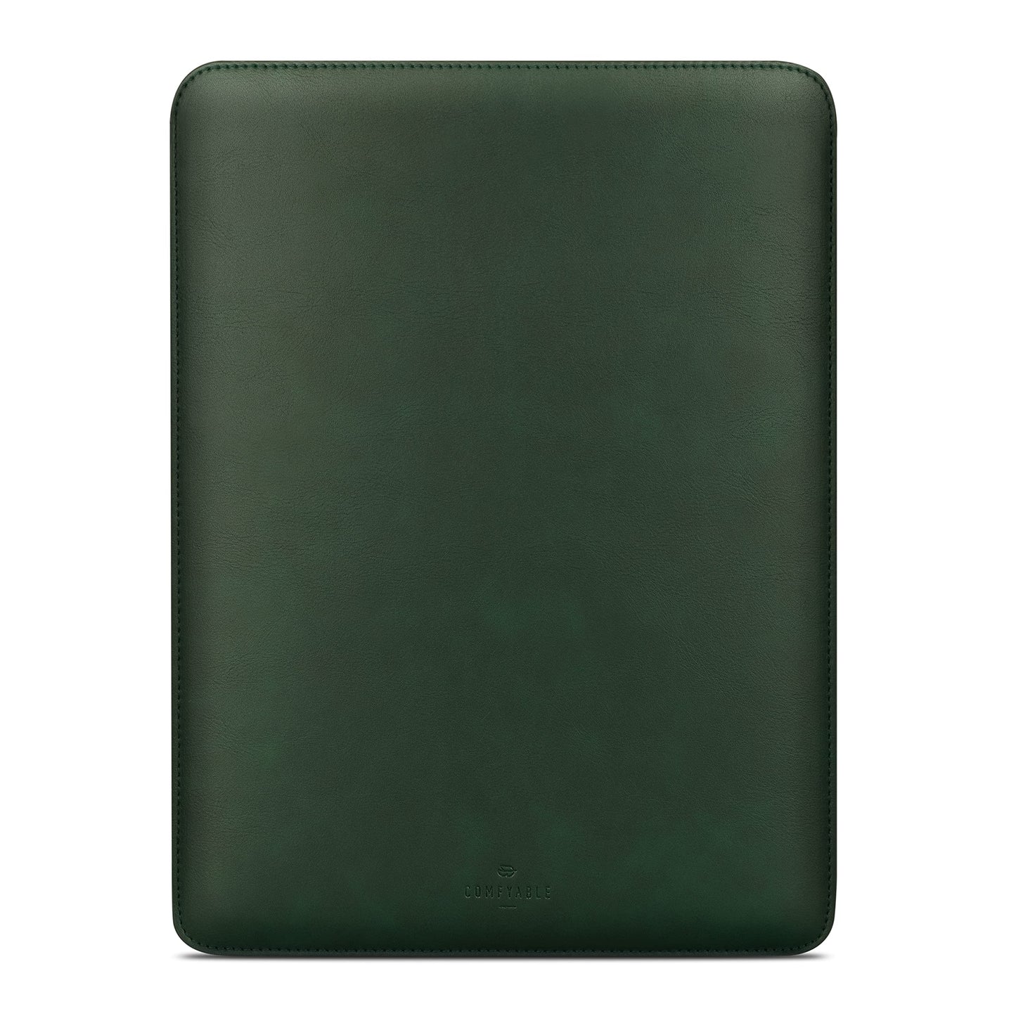 Comfyable Laptop Sleeve Precisely Compatible with 13 Inch MacBook Pro 13-in M2 2022 2021 M1 2020-2016 & Mac Air M4 2025 A3240 M3 2024 A3113 M2 M1, Faux Leather Cover Case, Green