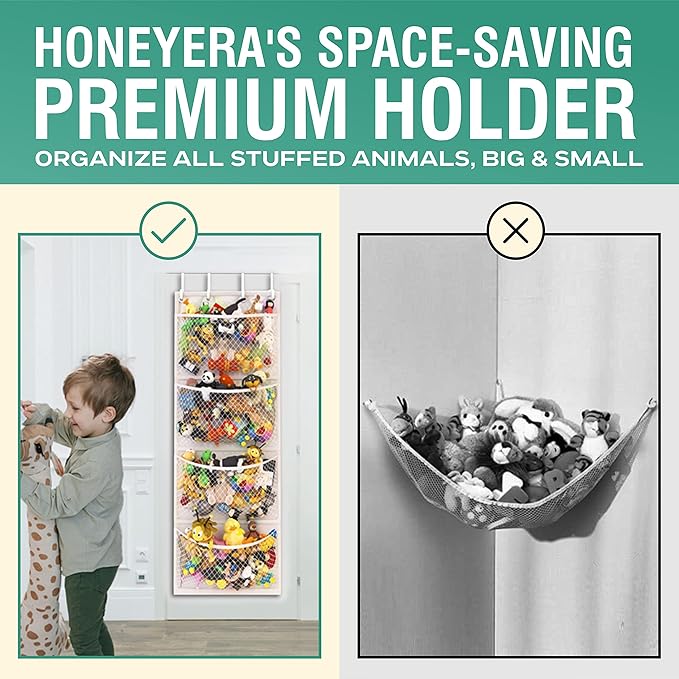 Honeyera The Original Stuffed Animal Storage