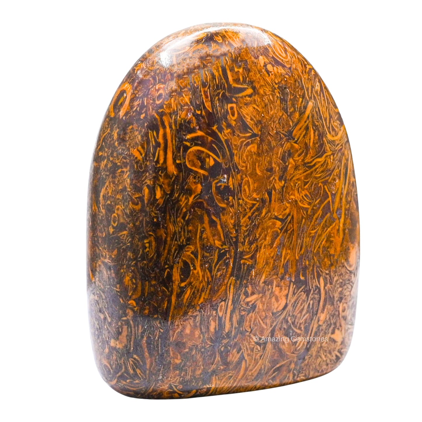 Amazing Gemstone Mariyam Jasper Crystal Standing Palm Stone - Large Mariyam Jasper Palm Stones & Crystals, A++ Grade Gemstones & Crystals - Healing Crystals & Healing Stones Office Home Decor Gifts