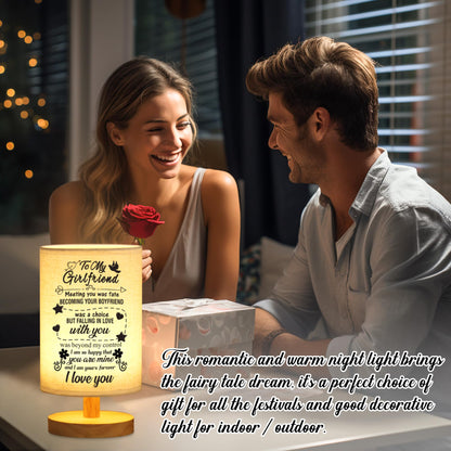 WSYEAR Romantic Gifts for Girlfriend Mothers Day Gifts, Night Light Lamp, Girlfriends Birthday Gifts for Her from Boyfriends