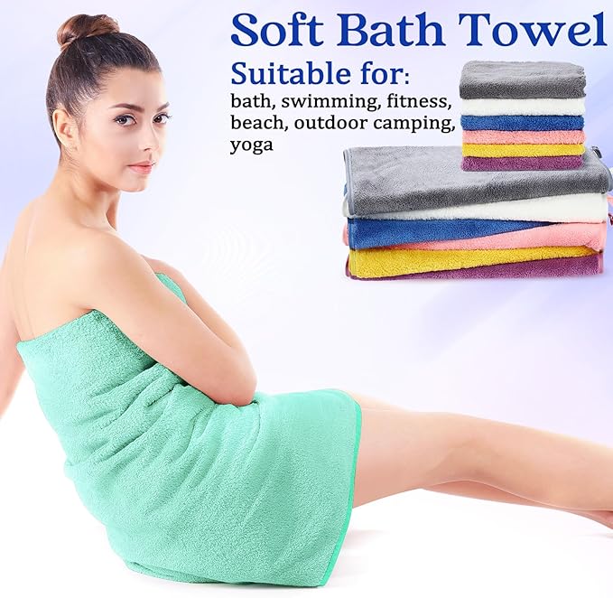 Newwiee 30 Pack Towels and Washcloths Sets Bath Hand Towels Washcloths Set
