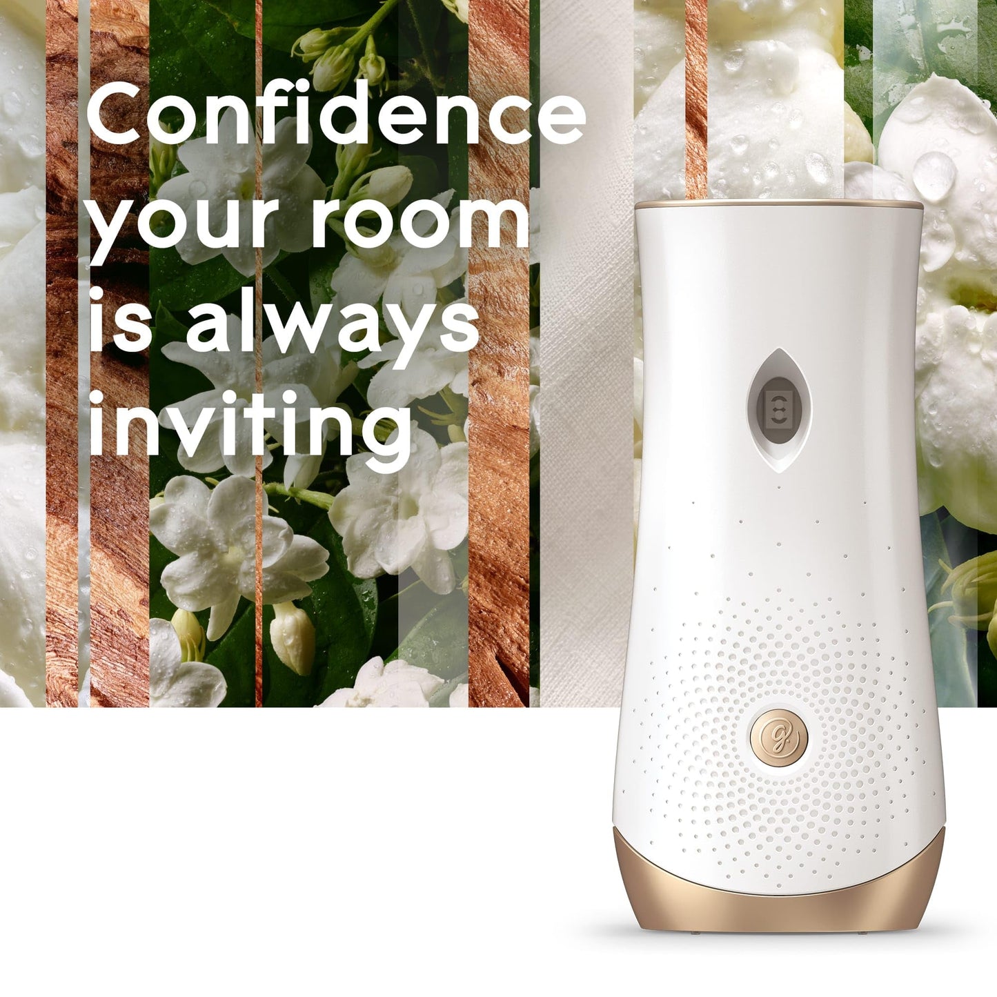 Glade Automatic Air Freshener Refills, Room Spray & Odour Eliminator, Sandalwood & Jasmine, Pack of 4 (4 x 269 ml)