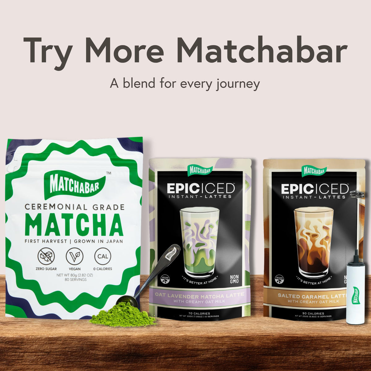 Matchabar Matcha Powder (80g) - Ceremonial Grade Authentic Japanese Matcha Green Tea Powder - Matcha Green Tea Powder Harvested in Japan - Matcha Tea Powder Latte - Zero Sugar, Vegan & 0 Calories